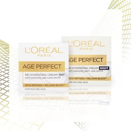 L'Oreal Paris Age Perfect Skincare Set, giorno e notte regime per pelle matura