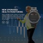 PRIXTON SWB28- Smartwatch ECG / Fitness Tracker Bluetooth con elettrocardiogramma, Pressione in Cinghia, Cardiofrequenzimetro, C