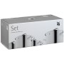 WMF Pentole Set 4 Pezzi Pentole Casseruola Vignola Rivestito Vetro Cromargan in Acciaio Inox Lucido Rivestimento Antiaderente L