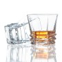 Hobart - Set di 2 bicchieri da whisky ultra trasparenti, 300 ml di Van Daemon per liquori, bourbon o scotch, in confezione regal