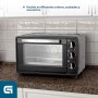 Grunkel HR-28N RM Forno Elettrico Multifunzione da Tavolo 28L con 3 Funzioni di Calore e Selettore di Temperatura fino a 230oC T