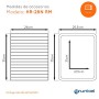 Grunkel HR-28N RM Forno Elettrico Multifunzione da Tavolo 28L con 3 Funzioni di Calore e Selettore di Temperatura fino a 230oC T