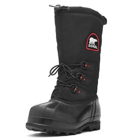 Sorel Glacier XT, Stivali da Neve Uomo, Nero Black Red Quartz, 43 EU