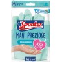 Spontex 12452017 Mani Preziose Guanti Casalinghi con Estratti di tè Bianco-1 Paio, Nitrile, Verde Acqua, Taglia M