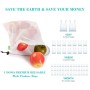 Eono by Amazon - Sacchetti Riutilizzabili In Rete Sacchetti Di Frutta e Verdura Borse Per La Spesa Traspirante, Per La Produzion