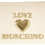 Love Moschino PU, Portafogli donna, Avorio, Normale