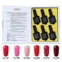 Lagunamoon Smalto in Gel UV LED, 6pcs Smalto Semipermanente per Unghie Set per Manicure - Be cherry!
