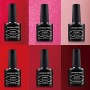 Lagunamoon Smalto in Gel UV LED, 6pcs Smalto Semipermanente per Unghie Set per Manicure - Be cherry!