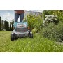 Gardena PowerMax Tosaerba a Batteria Li-18/32, Blu/Nero/Arancione, Larghezza di Taglio: 32 cm, 18 V / 2.6 Ah, Senza Batteria