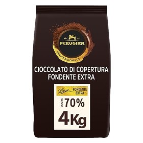Perugina Professionale Cioccolato Fondente Extra Luisa 70% Cubetti, 4 kg