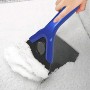Bodecin, raschietto per ghiaccio su auto, lama multifunzione 3-in-1 smontabile, per rimuovere brina, neve e ripulire tergicrist