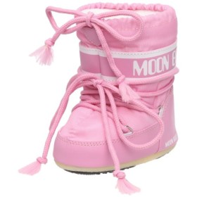 Moon Boot, Moon Boot Mini Nylon, Stivali, Unisex - Bambino, (Rosa 063), 19/22