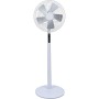 Ardes AR5D42PRW SILVERADO 42PRW Ventilatore a Piantana 5 Pale 40 cm Silver 3 Livelli di Velocità con Telecomando e Timer Comand
