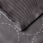 AmazonBasics - Set copripiumino in microfibra, 200 x 200 cm, Grigio industriale (Industrial Grey)