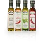 Monini Poker di Olii Extra Vergine di Oliva Aromatizzati, Tartufo Bianco, Aglio e Peperoncino, Basilico e Peperoncino - 4 x 250 