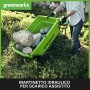 Greenworks Carriola a Batteria G40GC (Li-Ion 40V 4.2 km/h Velocità di Guida 2.4 km/h Velocità all'Indietro 100 kg di Carico Ma