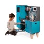 Janod- Maxi Legno Lagoon Cucina Giocattolo con Frigo, Forno e Microonde, Gioco di Emulazione e Abilità, 15 Accessori Inclusi, A