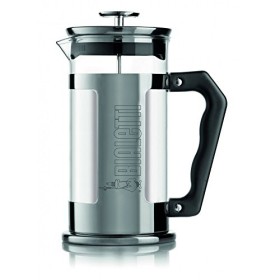 Bialetti 0003180 Caffettiera con Pressofiltro (Coffe Press), per caffè, tè e infusi, 350 ml (3 Tazze), 0.35 Litri, Vetro, Acci