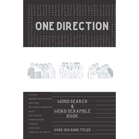 One Direction Word Search & Word Scramble Book (over 100 song titles): Activity Puzzle Book For One and Only Fans