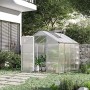 Outsunny Serra per Piante Orto Tetto Regolabile Telaio in Alluminio 242 x 190 x h 195 cm