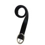 Tommy Hilfiger Oval Buckle Belt 3.5 Cintura, Nero (Black), X-Small (Taglia Produttore: 75) Donna