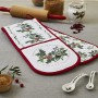 Portmeirion Home & Gifts - Guanto doppio da forno, in tessuto, multicolore, 88 x 18 x 88 cm