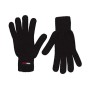 Tommy Hilfiger Tjm Basic Flag Rib Gloves Guanti, Nero ((Black Bds), Unica (Taglia Produttore: OS) Uomo