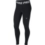 Nike PRO, Leggings Sportivi Donna, Nero (Black/White 010), 40 (Taglia Produttore: Small)