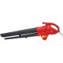 Wolf-Garten 41BB0BE7650 LBV Soffiatore/Aspiratore Elettrico, 2600 W, Rosso/gialo, 48.5x33x59 cm