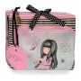 Gorjuss Somewhere Beauty case a tre scomparti, 27x17x10 cms, Multicolor