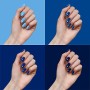 Vishine – Set di 6 smalti gel semi permanenti 8 ml blu turchese verde Soak Off UV LED smalto per unghie gel nail art con confe