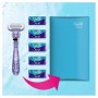 Gillette Venus Swirl Rasoio Donna + 6 Lamette da Ricarica Con Technologia con FlexiBall, Pacchetto Speciale