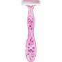 BIC RAZORS Miss Soleil Sensitive Rasoio Usa e Getta 3 Lame Mobili, Confezione da 2 Pacchi a 4 Pezzi