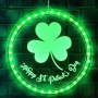 Luce Decorativa Finestra Trifoglio San Patrizio Day
