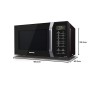 Panasonic NN-K37HBMEBG Forno a Microonde Combinato con Grill, 11 Programmi Automatici, Quick Start 30 Secondi, Sicurezza Bambini