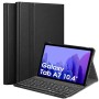 Fintie - Custodia con tastiera per Samsung Galaxy Tab A7 10.4'' 2020 (SM-T500/T505/T507), ultrasottile, leggera, con tastiera Bl
