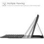 Fintie - Custodia con tastiera per Samsung Galaxy Tab A7 10.4'' 2020 (SM-T500/T505/T507), ultrasottile, leggera, con tastiera Bl
