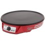Ariete 183 Crepes Maker - Crepiera elettrica con termostato, Piastra antiaderente, Diametro 28cm, 2 spatole in legno incluse, 10