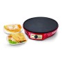 Ariete 183 Crepes Maker - Crepiera elettrica con termostato, Piastra antiaderente, Diametro 28cm, 2 spatole in legno incluse, 10