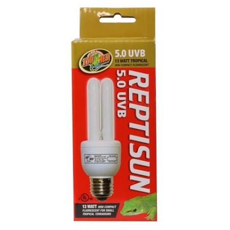 Zoomed T6016234 Lampada per Rettili Reptisun UVA UVB 5.0 13 W