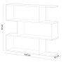 13Casa - Kafka A5 - Libreria. Dim: 110x25x97 h cm. Col: Bianco. Mat: Melamina.