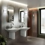 2 Pezzi LED Lampada da Parete Interno 12W Bianco Freddo, Moderno Applique da Parete Interni, Lampada a Muro in Acrilico Perfetto