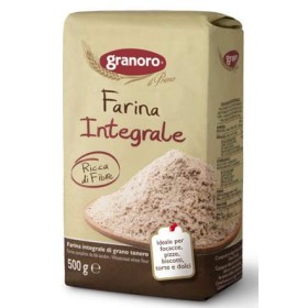 Granoro Farina Integrale 3 Pezzi Da 500 Grammi
