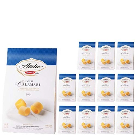 Pasta Granoro Selezione Attilio Calamari n 138 Confezione da 12 Pezzi da 500 Grammi