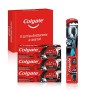 Colgate Kit Sbiancante al Carbone con 3 Dentifrici Colgate Max White Carbon Sbiancante 75 ml e lo Spazzolino Colgate 360 Carbon