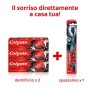 Colgate Kit Sbiancante al Carbone con 3 Dentifrici Colgate Max White Carbon Sbiancante 75 ml e lo Spazzolino Colgate 360 Carbon