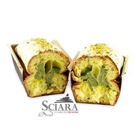 SCIARA - Pan Brioche Artigianale al Pistacchio - Dolce di Natale - Ideale da Gustare a fine pasto o per arricchire i vostri golo
