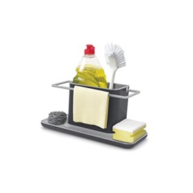 Joseph Joseph Caddy Organizer per Lavello della Cucina, Plastica, Grigio