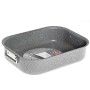 Ballarini Cortina Granitium Teglia Rettangolare, Alluminio, Grigio, 32 x 24.5 x 7 cm