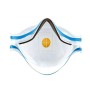 3M 9322 Aura - Mascherina con valvola respiratoria, piatta, pieghevole, confezione da 10